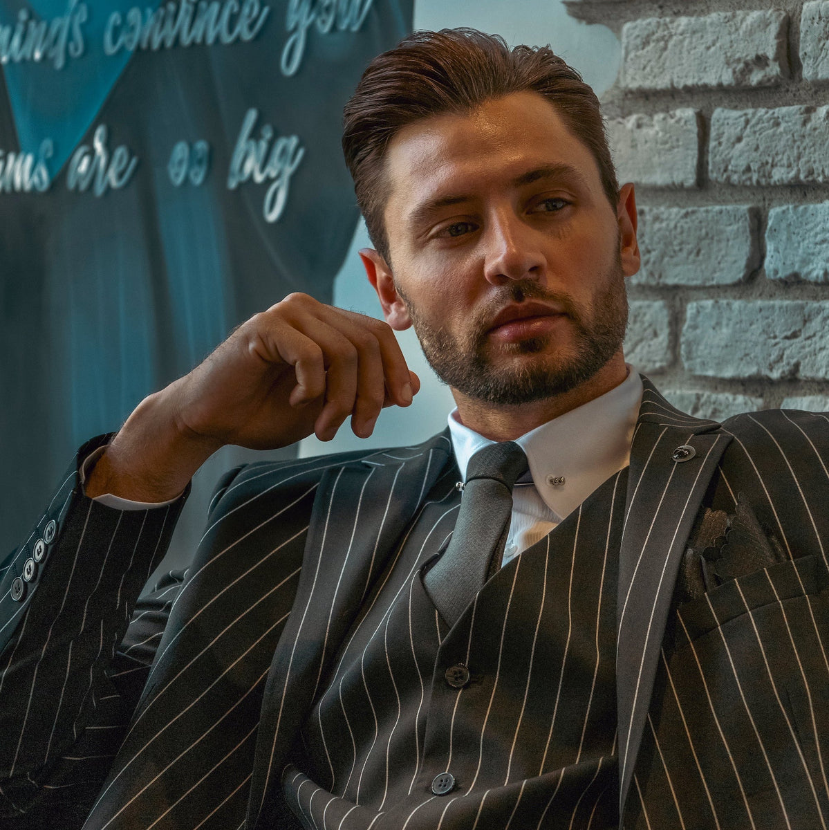 How to wear a pinstripe suit Jack Martin Menswear