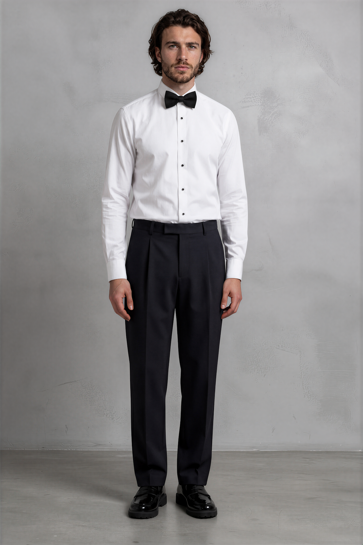 Black Knitted Bow Tie - Jack Martin