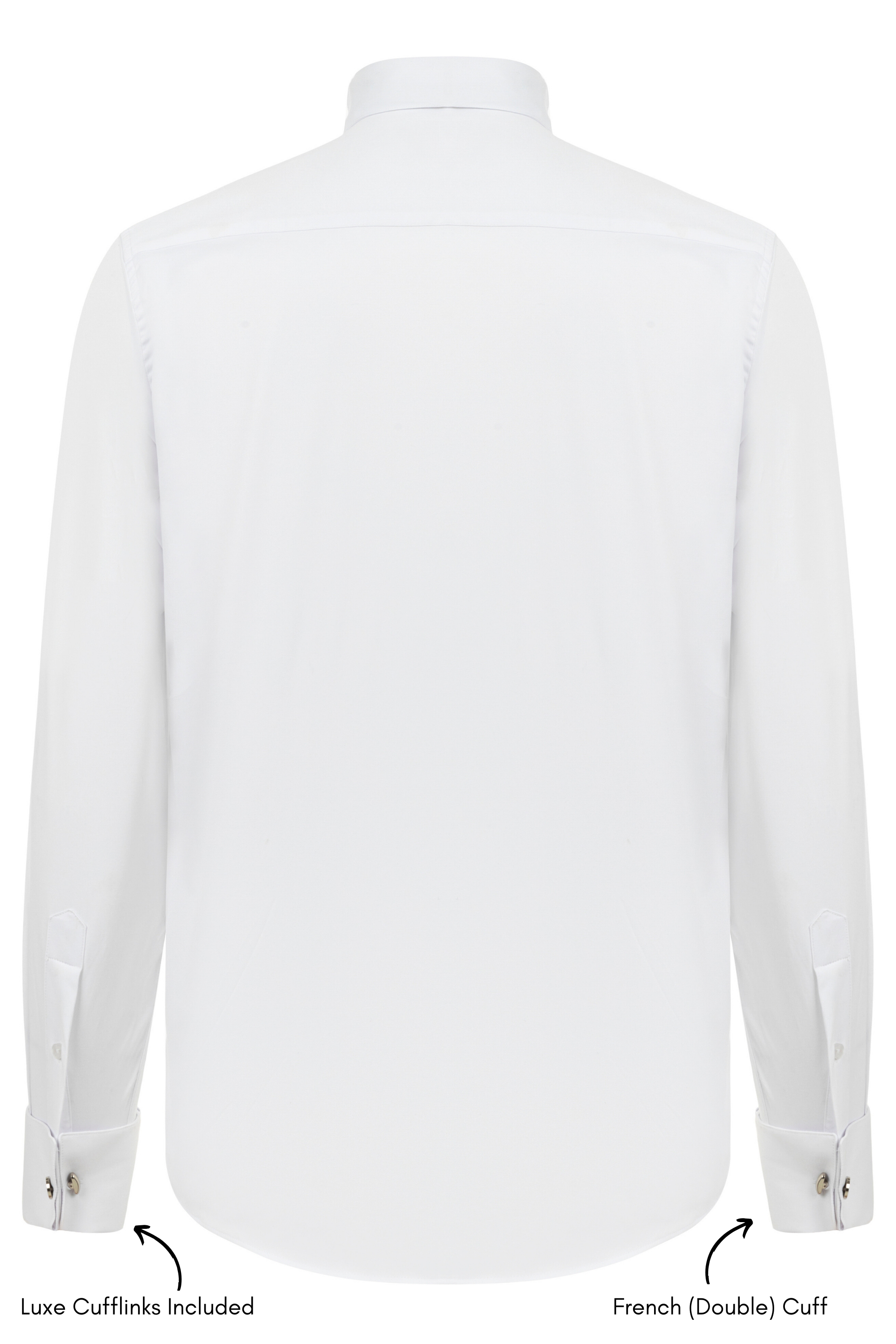 ALEXANDER - White Wing Collar Dress Shirt - Jack Martin