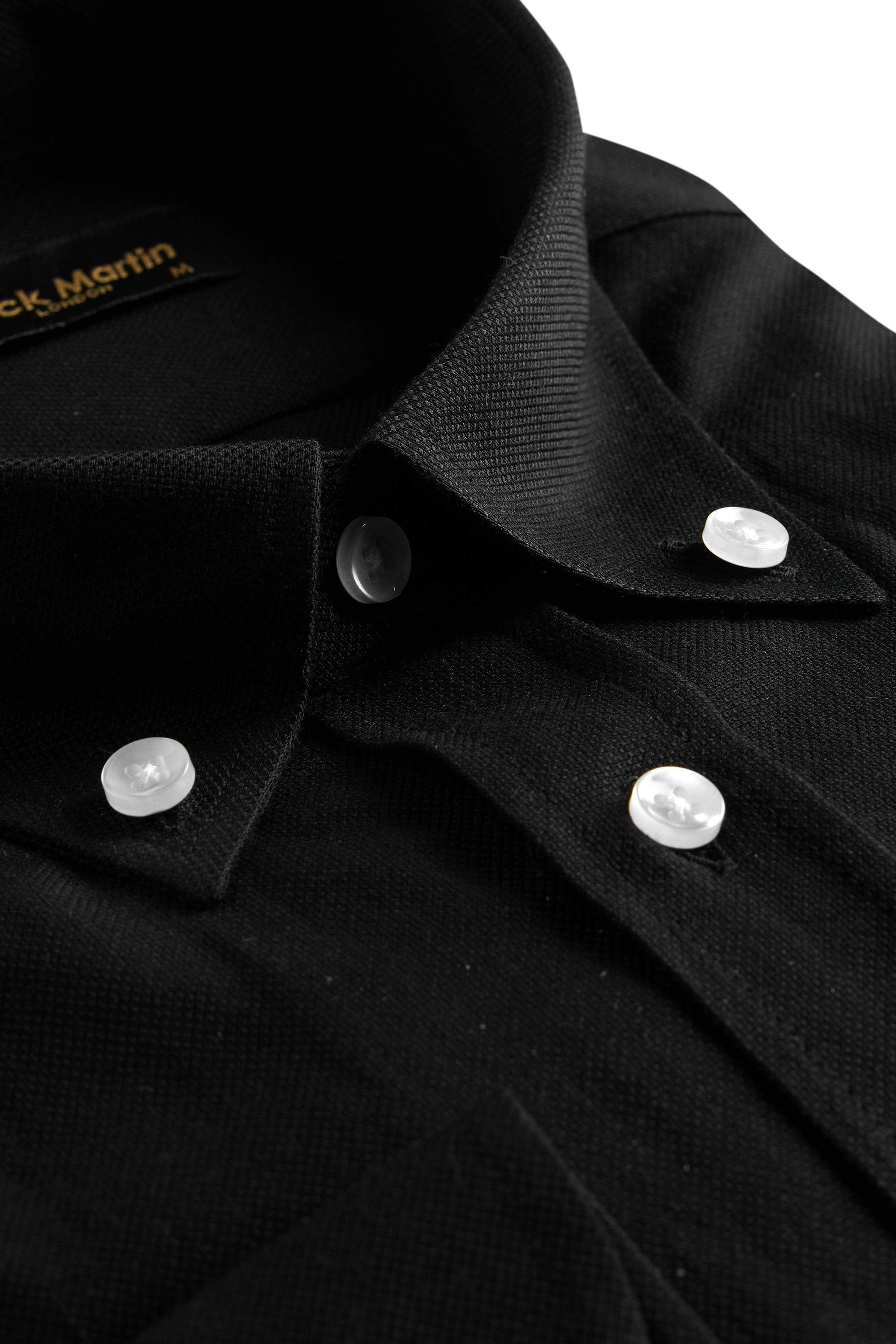 HUGO - Black Oxford Button Down Casual Shirt - Jack Martin