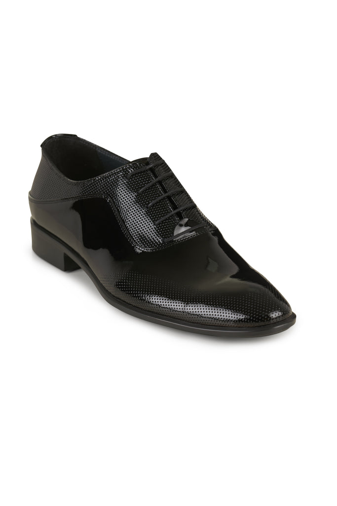 TORRES - Black Patent Dress Shoes, Belt & Socks Set - Jack Martin Menswear