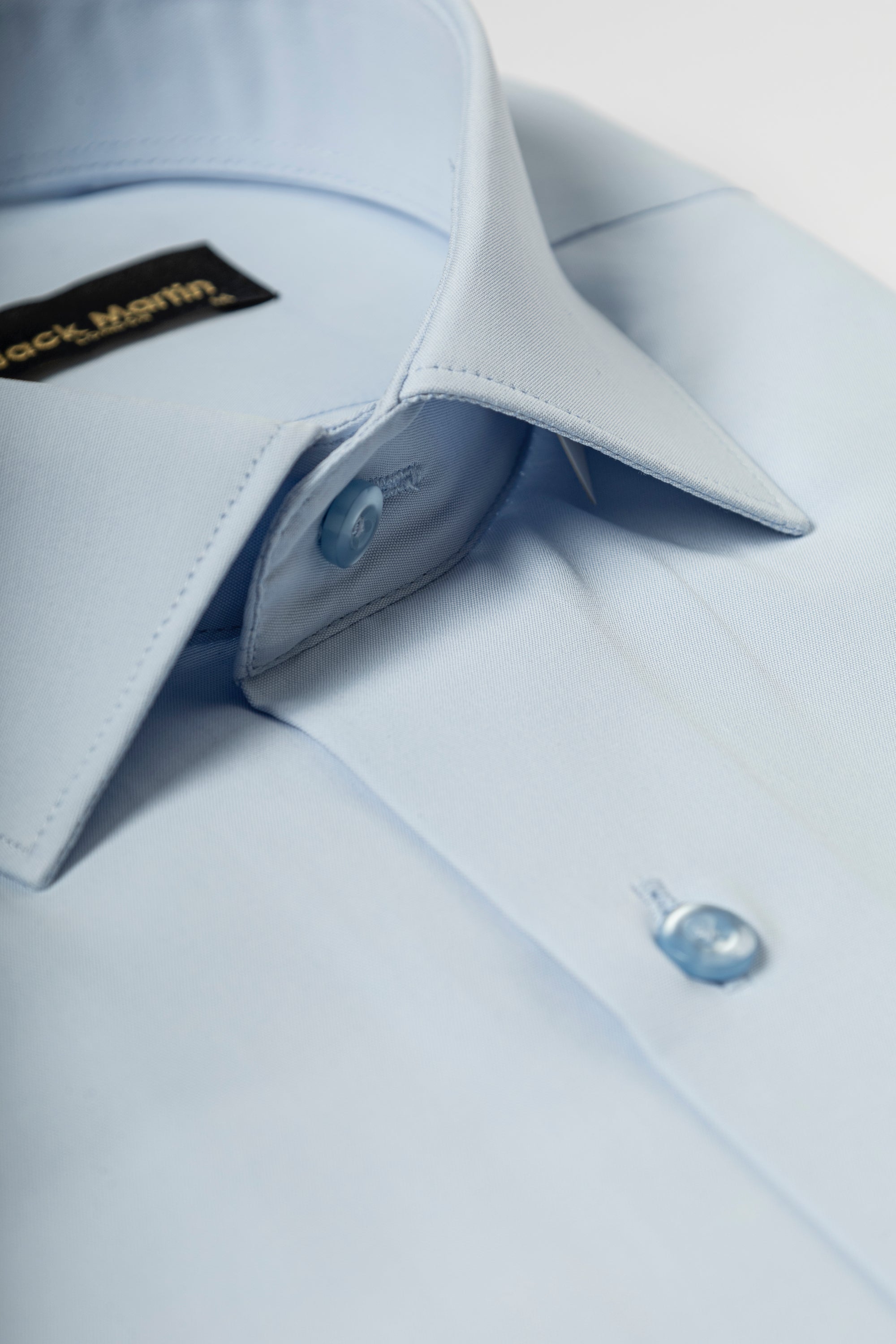 GEORGE - Blue Formal Slim Fit Shirt with Cufflinks - Jack Martin