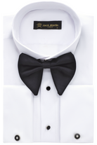 ALEXANDER - White Wing Collar Dress Shirt - Jack Martin