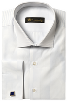 LOUIE - Blue Pencil Stripe Shirt with Cufflinks - Jack Martin