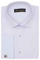 GEORGE - Lilac Formal Slim Fit Shirt with Cufflinks - Jack Martin