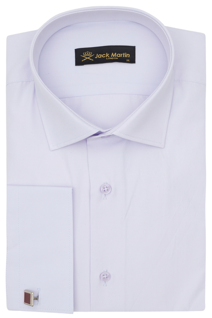 GEORGE - Lilac Formal Slim Fit Shirt with Cufflinks - Jack Martin