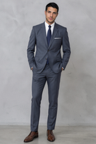 DYLAN - White Tab Collar Double Cuff Shirt - Jack Martin
