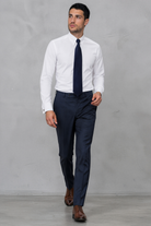 DYLAN - White Tab Collar Double Cuff Shirt - Jack Martin