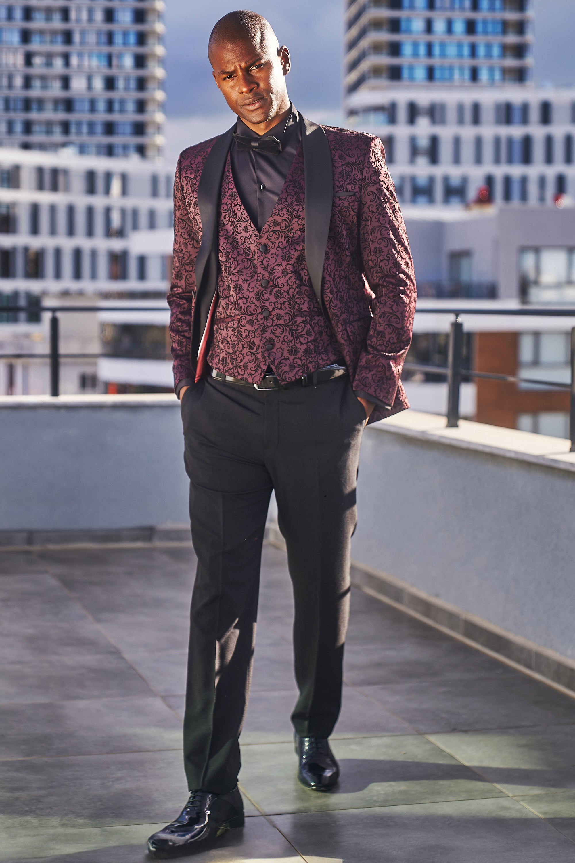 Dinner Jacket Burgundy Velvet Slim Fit Blazer Buy INVICTUS Men