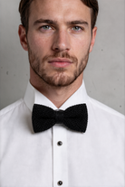 Black Knitted Bow Tie - Jack Martin