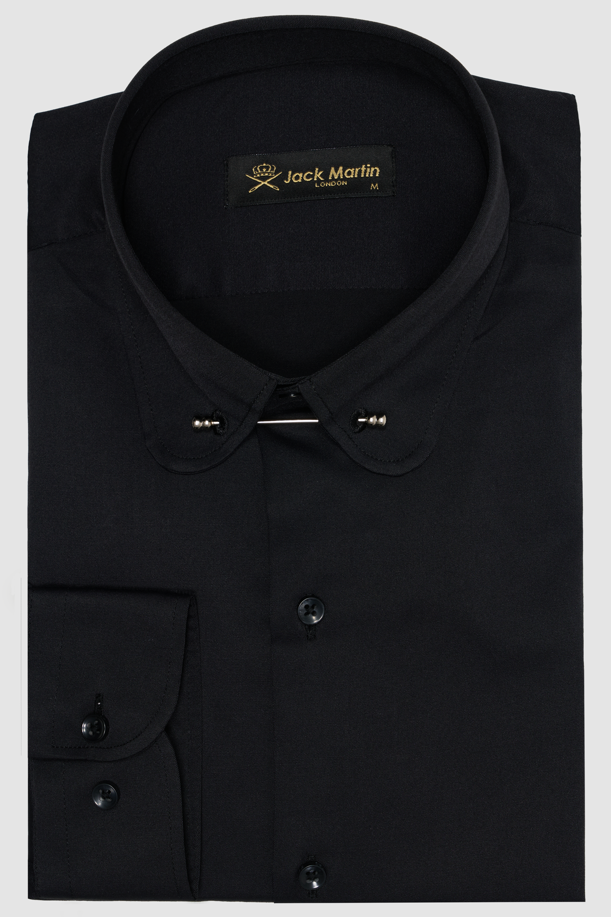 Cheap black sale collared shirts