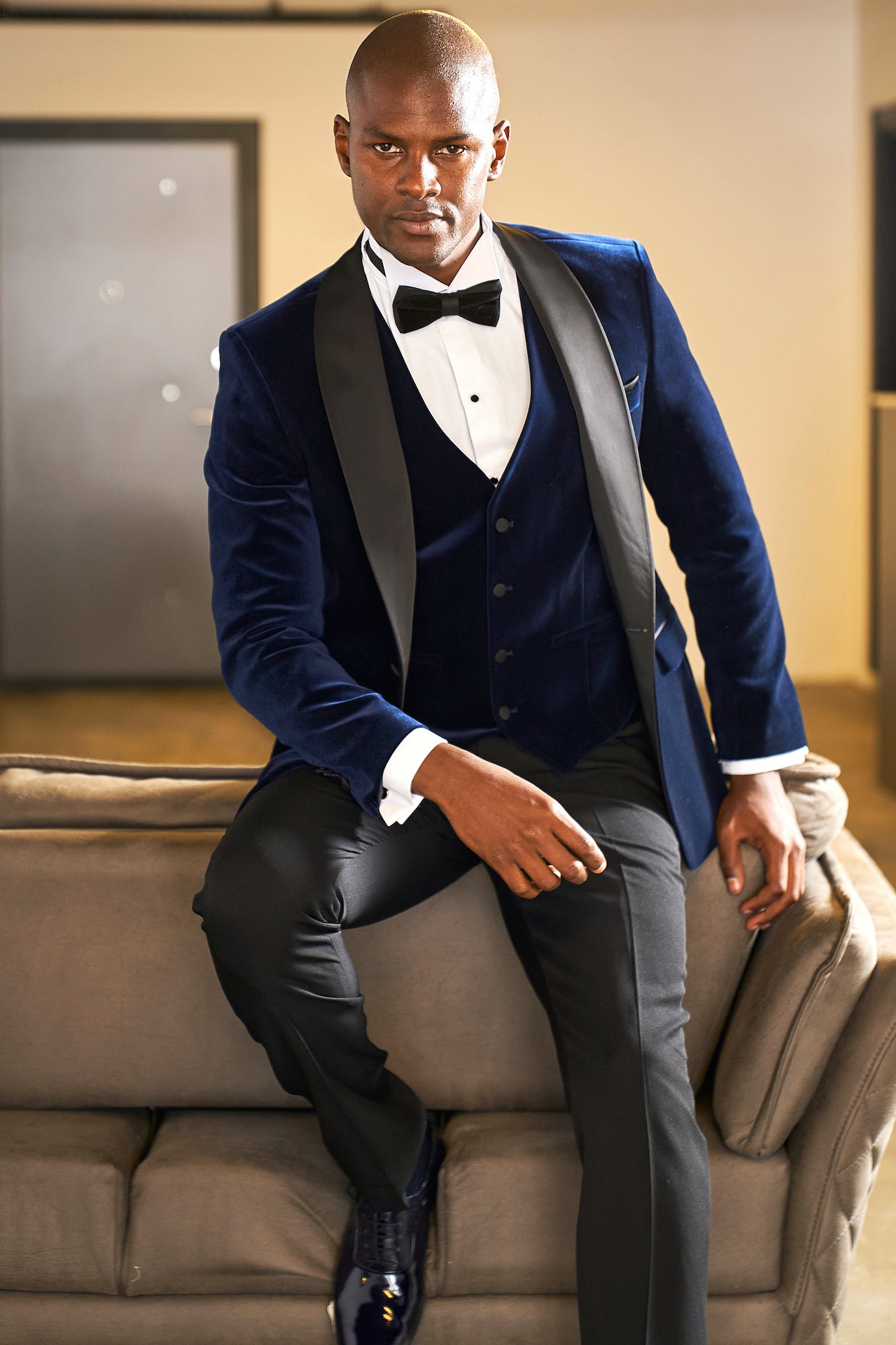 Formal Blazer Boys Blue Velvet Blazer LiiYii Boys Formal Velvet