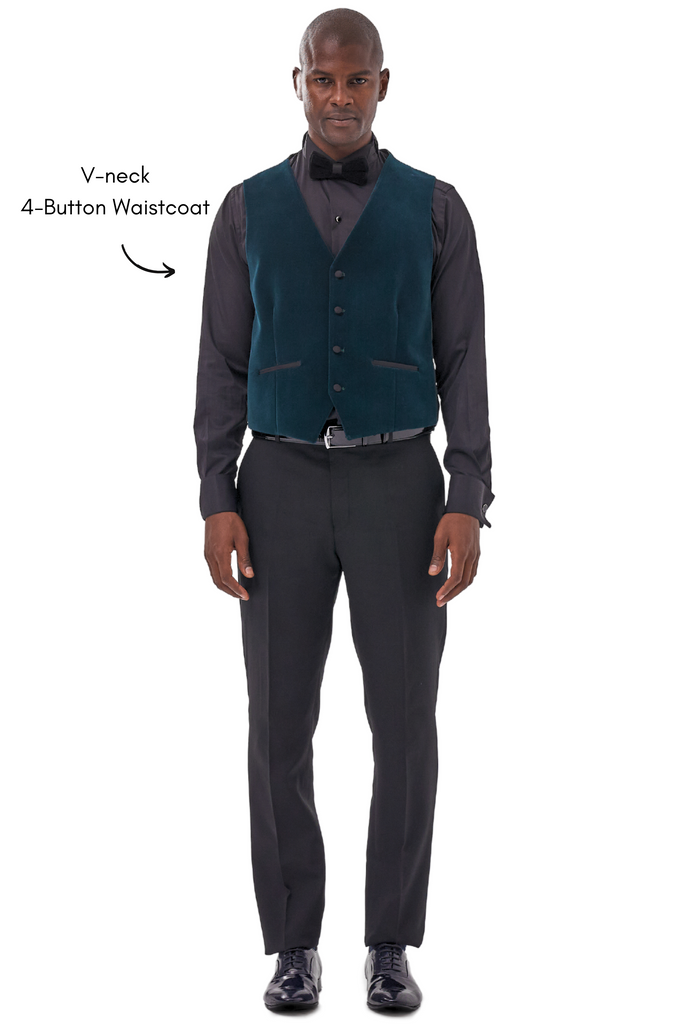 GABRIEL - Emerald Green Velvet Dinner & Tuxedo Jacket - Jack Martin