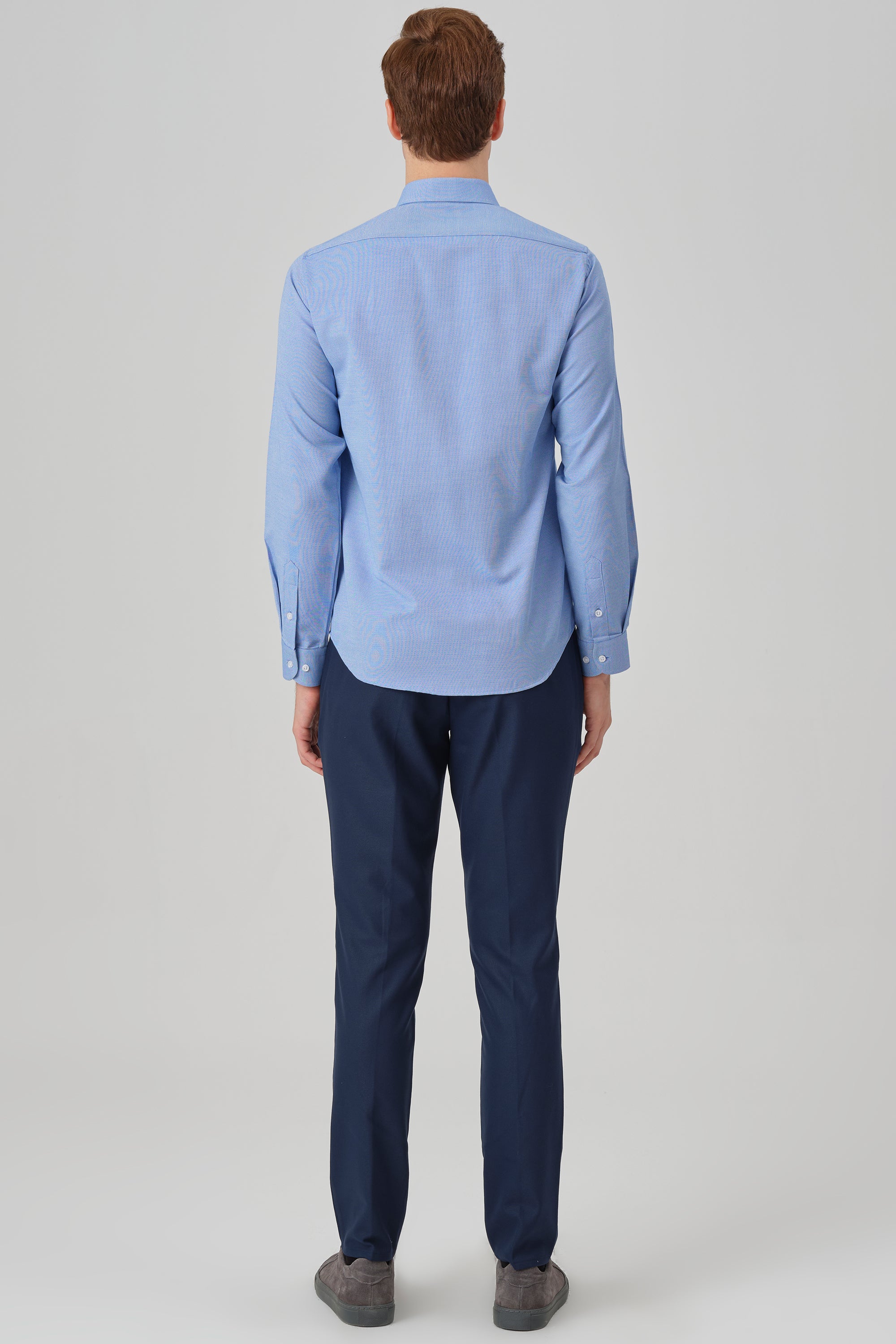 HUGO - Blue Oxford Button Down Casual Shirt - Jack Martin