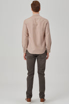HUGO - Brown Oxford Button Down Casual Shirt - Jack Martin