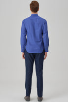 HUGO - Dark Blue Oxford Button Down Casual Shirt - Jack Martin