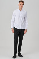 HUGO - White Oxford Button Down Casual Shirt - Jack Martin