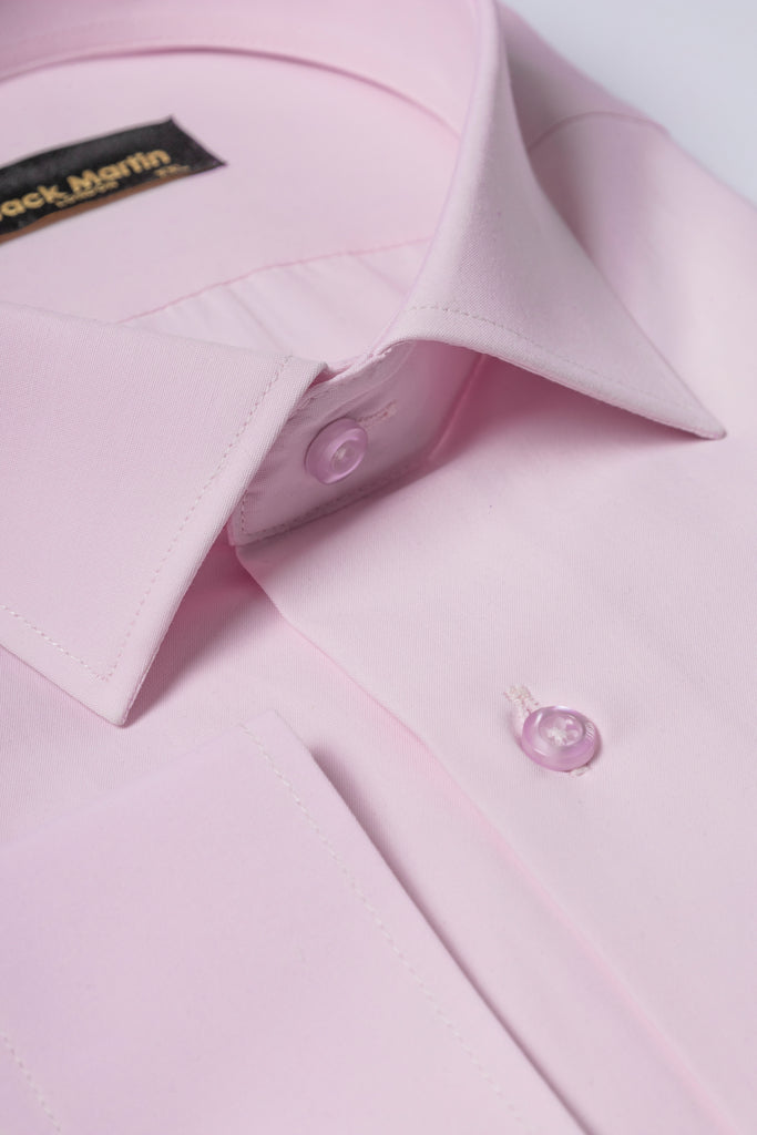 GEORGE - Pink Formal Slim Fit Shirt with Cufflinks - Jack Martin