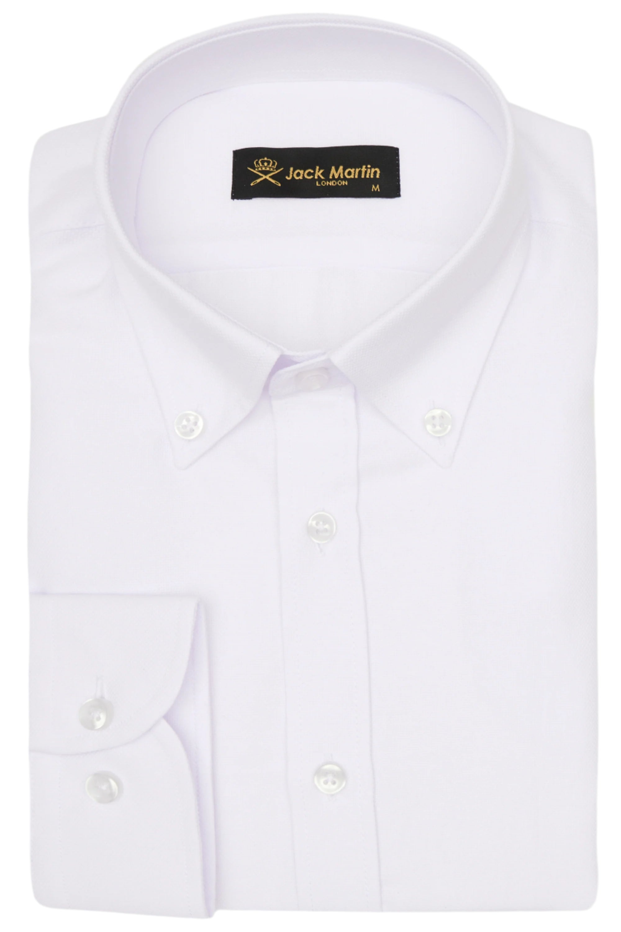 HUGO - White Oxford Button Down Casual Shirt - Jack Martin