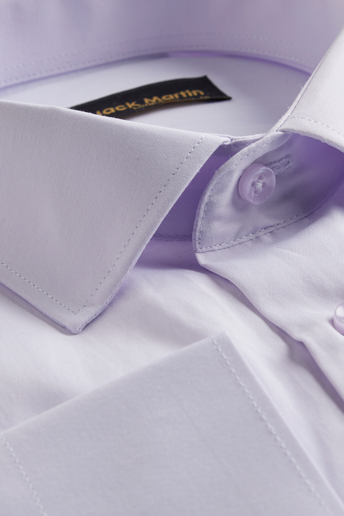 GEORGE - Lilac Formal Slim Fit Shirt with Cufflinks - Jack Martin